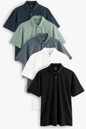 Next Kortærmet jersey poloskjorter 5 PakkeXXL