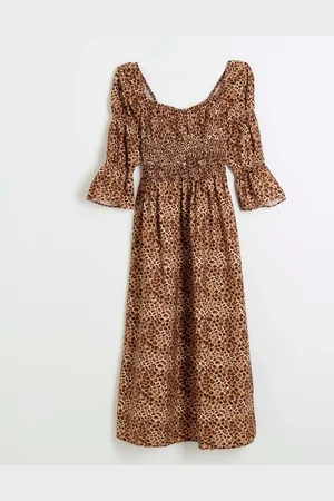 River Island Shirred Midi Kjole42