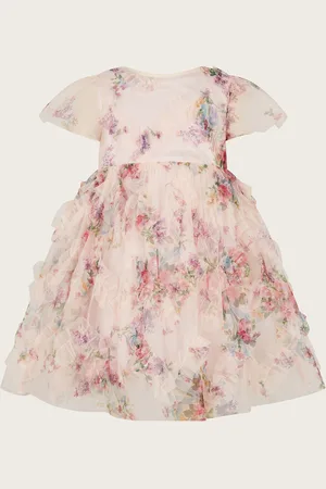 Monsoon Baby Roma Ruffle Print Dress2 - 3 år (92 - 98cm)