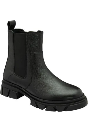 Ravel Leather Pull-On Chelsea Boots