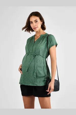 JoJo Maman Bébé Printed Sleeveless Maternity Blousemedium