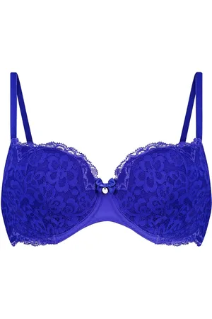 Hunkemöller Hunkemöller Blue Marine Non-Padded Underwired 100% Cotton Bra38 DD