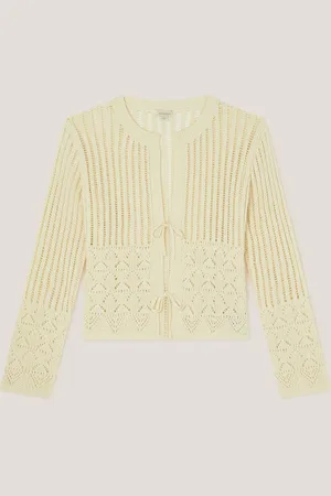 Monsoon 100% Cotton Cropped Knit Cardigan146152cm