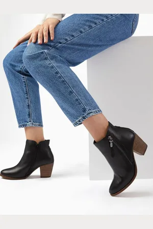 Dune Wide Fit Paice Zip-Up Ankle Boots