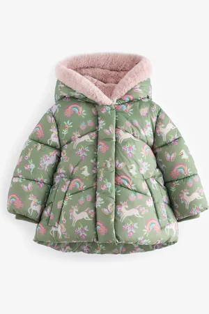 Next Vandafvisende imiteret pels foret med hætte Polstrede frakker (3mdr.-7år)6 - 9 måneder (68 - 74cm)