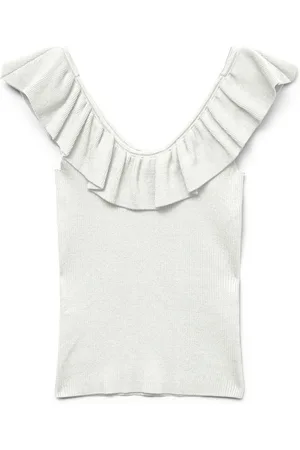 VERO MODA Knitted Ruffle Detail TopXXL 16
