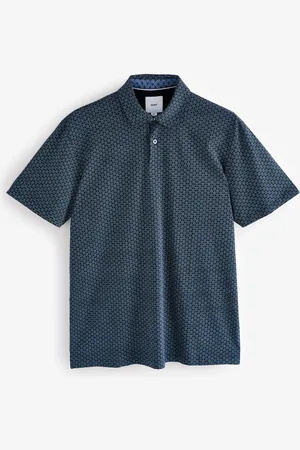 Next Short Sleeve Print Polo Shirtxlarge