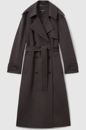 Reiss Mabel Atelier Wool And Cashmere Trench Coat38