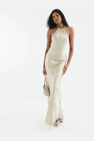 River Island Bridesmaid Halter Slip Dress36