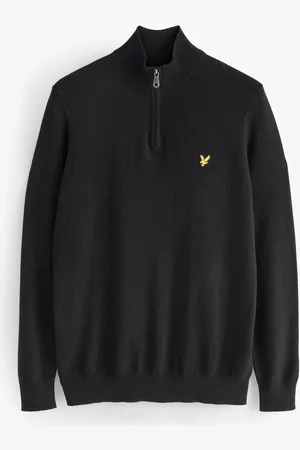 Lyle & Scott Cotton Merino Quarter Zip JumperM