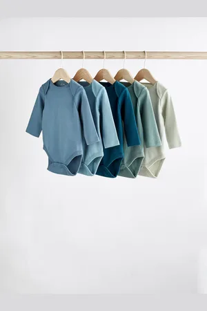 Next Baby langærmede bodysuitsUp to 1 Month (56cm)