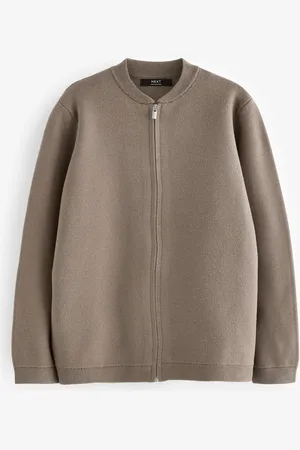 Next Knitted Zip Through Bomber Cardigan (3-16yrs)6 år (116cm)