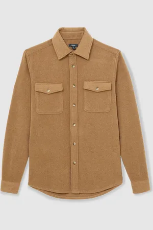 Reiss Demari Twin-Pocket Overshirt With WoolL