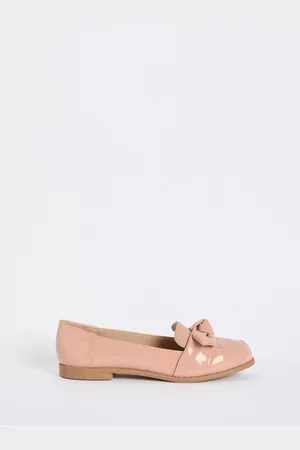 Friends Like These Flat Comfort Bow Faux Leather Patent Loaferseu39
