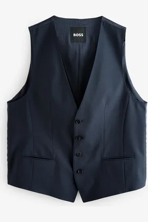 HUGO BOSS Slim-Fit Wool Waistcoat42
