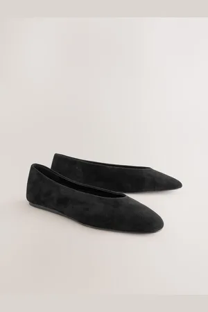 Next Forever Comfort Leather Round Toe Ballerinas