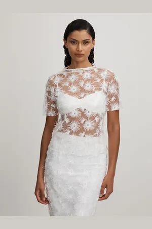 Anna Quan Sheer Applique Top40