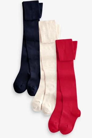 Next Cotton Rich Tights 3 Pakke2 - 3 år (92 - 98cm)
