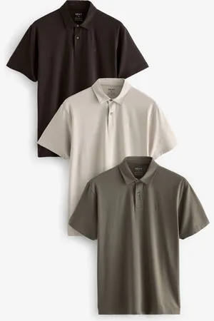 Next Kortærmet jersey poloskjorter 3 PakkeXXL