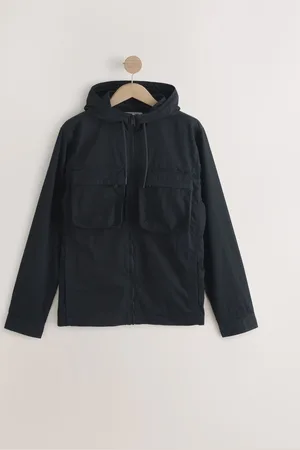 Next Bluff Pocket Shacket med hætteMiddel