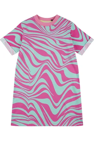 Elle Junior Girls Pink Wave T-Shirt Dress15 - 16 år (170 - 176cm)