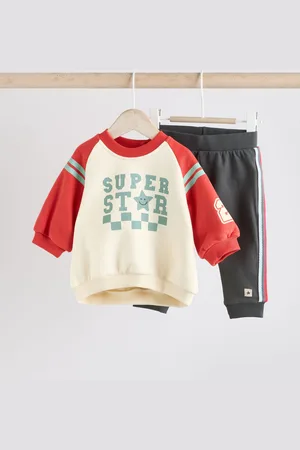 Next Baby 100% Cotton Sweatshirt and Joggers Set 2 Piece12 - 18 måneder (80 - 86cm)