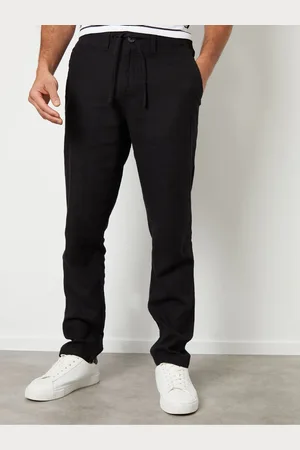 Threadbare Linen Blend Trousers36