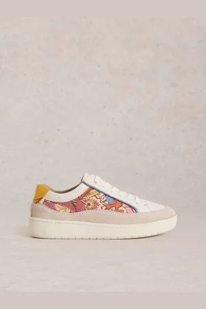 White Stuff Della Leather Trainers