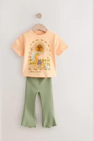 Next Short Sleeve T-Shirt and Flare Leggings Set (3mths-7yrs)8692cm
