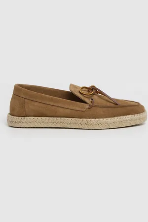 Hackett Suede Espadrilles With Lace-Up Detail