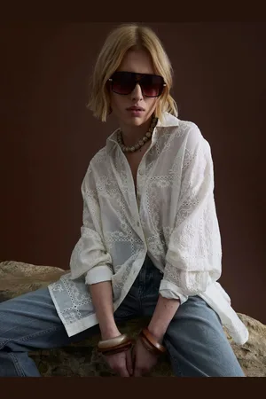 River Island Oversized 100% Cotton Long Sleeve Shirt42
