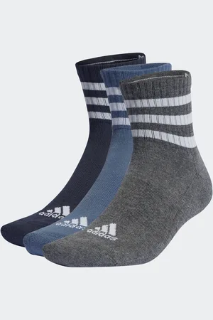 adidas 3-Stribet Cushioned Sportstøj Mid Cut Sokker 3 Par13-14.5