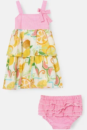 Angel & Rocket Lydia Multi Tiered Fruit 100% Cotton Sundress8086cm