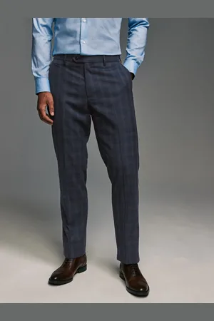 Next Tailored Fit Brushed Check Suit Trousers36B x 31L (UK 36 R)