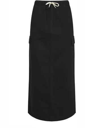 Long Tall Sally 100% Cotton Denim Maxi Skirt46 Høj