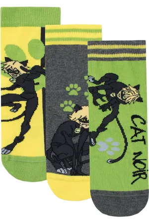 Character Miraculous 100% Cotton Socks 3 Pack3-5 Jnr