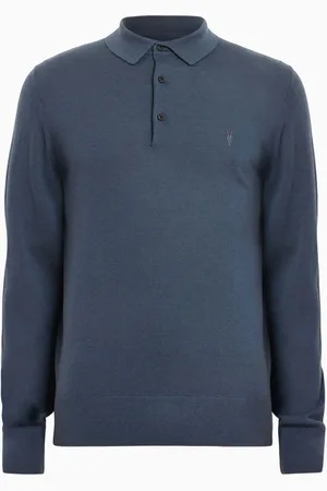 AllSaints Allsaints Mode Merino Langærmet Polo ShirtS