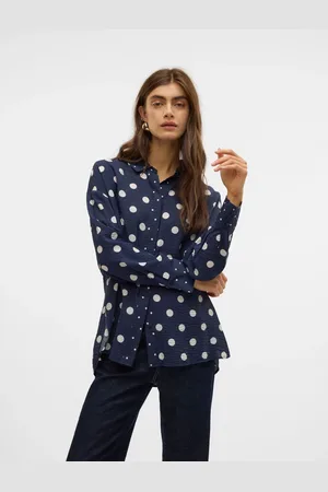 VERO MODA Long Sleeve Polka Dot Printed ShirtXS 6