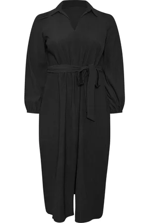 Evans Jersey Crepe Black Dress50-52