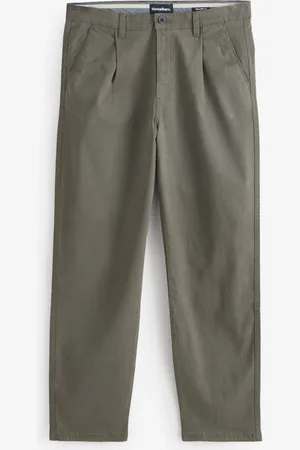 Threadbare Straight Leg Pleated Chinos Trousers34r