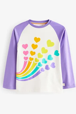 Little Bird 100% Cotton Long Sleeve Colourful T-Shirt7 - 8 år (122 - 128cm)