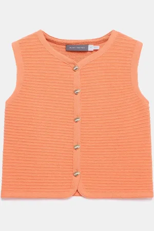 mint&berry Shell Button Waistcoatxlarge