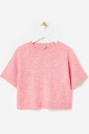 Oliver Bonas Short Sleeve Knitted Shell Top46