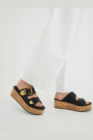 River Island Backless Wedges Sandalseu38