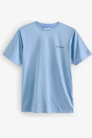 Columbia Blue Hike Crew Neck T-Shirtxxlarge