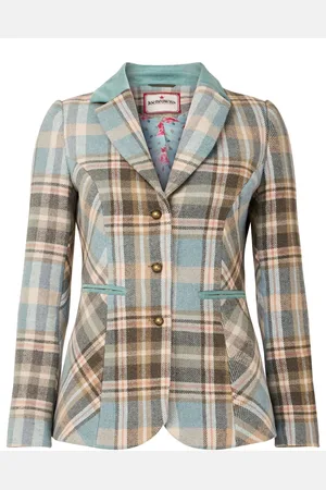 Joe Browns Contrast Collar Check Jacket44