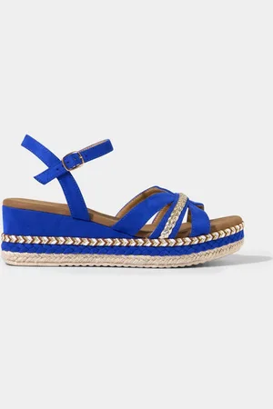 Joe Browns Platform Espadrille Cross Over Strappy Sandalseu41
