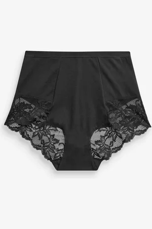 Next Bomuld Mavekorrigerende kontrol Lace Back Knickers 2 Pakke48