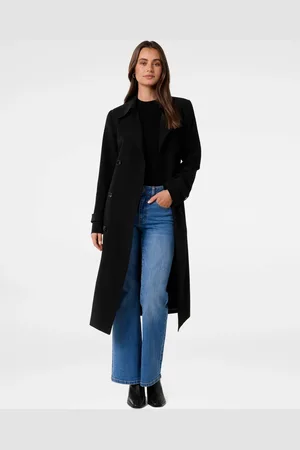 Forever New Leanne Crepe Trench Coat40