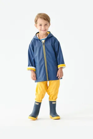Hatley Vandtæt Zip Up Med hætte Splash Jakke8 år ( 128 cm)